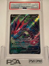 2020 POKEMON SWSH BSP #044 ETERNATUS V ETERNATUS VMAX PREM. COLL. PSA 10 GEM MT picture
