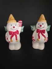 Vintage Dillard's Christmas Mr Bingle Salt & Pepper Shakers 