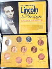 Complete Lincoln Penny Design Collection VDB, -VDB , Wheat, Steel, Zinc, Copper✩ picture