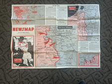 Vintage Nov. 20, 1944 WWII NEWSMAP - Amphibian Armies picture