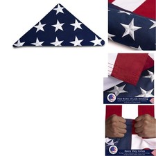 Danf Flag This Folded Memorial Flag American Us Cotton Flag 5X9.5 Ft Premium picture