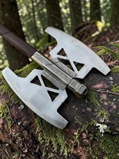 Handmade Wooden Handle Gimli Axe Lord of the Rings Battle Fantasy New Gift Him picture