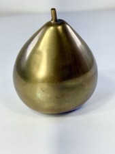 Vintage Brass Pear Made in Hong Kong picture