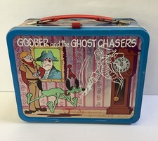 Vintage 1974 Goober & The Ghost Chasers Inch High Private Eye Tin Metal Lunchbox picture