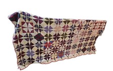Vintage Quilt Patchwork Flaws Cutter 79x64