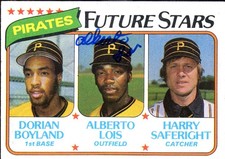 Alberto Lois (d.) SIGNED 1980 Topps 'Future Stars' #683 obtained INPERSON picture