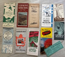 1960s MOLLY STARK TRAIL / FOUR SEASON PLAYLAND VERMONT Brochure Lot picture