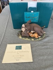 Disney WDCC BAMBI BAMBI AND MOTHER MY LITTLE BAMBI 1204799 COA 1283 picture