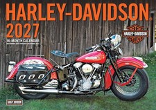 🔥 2027 Harley-Davidson Motorcycle 🔥 Wall Calendar 16Month Calendar USA picture