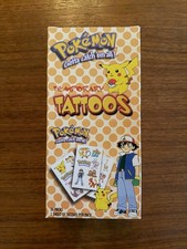 1999 Artbox Vintage POKEMON Temporary TATTOOS Box (36 packs) picture