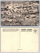 1939-40 NY World's Fair Equitable Garden of Security Aerial View Postcard picture