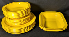 Vintage TEXAS WARE Yellow Melmac Melamine Dinnerware – Pristine Mint Condition picture
