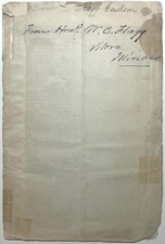 1876 PIONEER PAPERS GERSHOM FLAGG ILLINOIS FRONTIER LETTERS SIGNED ALTON IL RARE picture