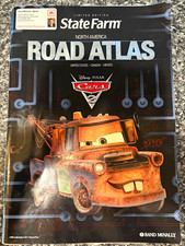 State Farm Limited Edition 2011 North America Road Atlas Disney Pixar Cars 2 picture