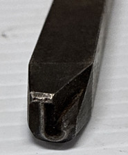 Hand Held Steel Stamp Uppercase Letter J - VTG (FC86A-1Q5119 picture