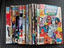 DC JUSTICE LEAGUE EUROPE #1-13,15-37,39, ANNUAL #1,2 29 BOOKS TOTAL picture