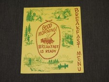 VINTAGE OLD DINING MODESTO CALIFORNIA  RESTAURANT BREAKFAST MENU picture