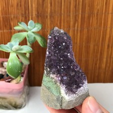 59mm NATURAL amethyst point purple Crystal Cluster Mineral Specimen 87g A1861 picture