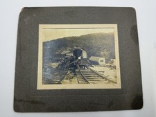Antique Disaster Photo - 1904 West Winfield PA? Flood Devastation Cabinet Card picture