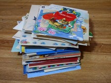 VINTAGE LOT OF 100+ GREETING CARDS  1940'S & 50'S picture