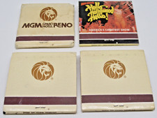 MGM Grand Hotel Reno Nevada FULL Matchbook LOT of Four (4)  picture
