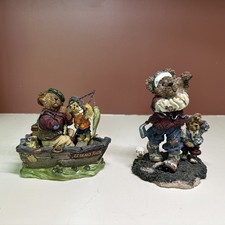 Boyds Bears and Friends The Bearstone Collection With Hobby Theme Lot Of 2 picture