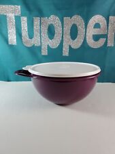 Tupperware Thatsa Jr Mixing Bowl 2.8 L / 12 cup Dark Purple With White Seal New picture