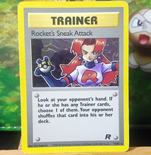 Rocket's Sneak Attack 72/82 Team Rocket Rare Trainer Regular Unlimited 2000 EN picture