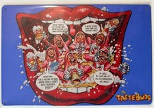 Budweiser Beer Taste Buds Metal Sign - 1980’s Retro Bud Light picture