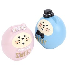 2pc Wedding Cat Figurines Mini Groom And Bride Cat Decor For Wedding Annive HXYR picture