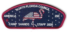 2026 North Florida Council Camp Shands Staff America 250 CSP Echockotee Lodge200 picture