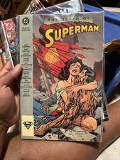The Death Of Superman Comic Book First Edition Print 1993 picture