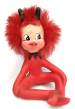 Vintage 1960s Enesco Rita The Red Imp Halloween Ginger Devil Pixie Figurine picture