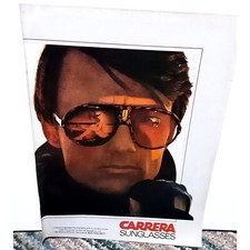 1982 Carrera Sun Glasses Vintage Print Ad Original 80s picture