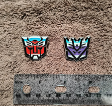 TRANSFORMERS AUTOBOT DECEPTICON LOGO PIN SET metal enamel lapel lot brooch pins picture