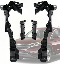 4Pcs Front Left Right Side Bumper Bracket and Headlight Hold Mount Support Retai picture