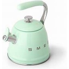 NEW SMEG Stainless-Steel Pastel Green Whistling Kettle 2.5-Qt.  picture