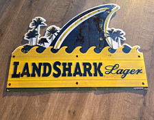 MARGARITAVILLE VINTAGE HTF Landshark Lager Anheuser-Busch Shark Fin Tin 2007 EUC picture