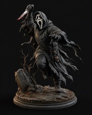 Ghostface Running Sculpture Statue Model Kit size choices Unpainted/Unassembled picture