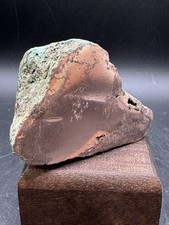 Michigan Native Float Copper 1.1 lb Cut Face Natural Green Patina Specimen picture