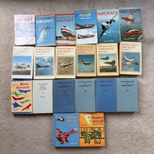 The Observer’s Book of Aircraft by William Green - Lot of 20 1960-1980s picture