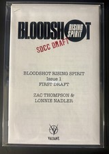 Bloodshot Rising Spirit SDCC 2018 Exclusive Draft Retailer Variant NM+ Rare picture