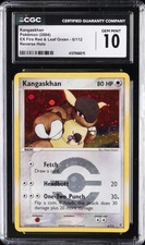 2004 POKEMON EX FIRE RED & LEAF GREEN, REVERSE HOLO KANGASKHAN CGC 10 GEM MINT picture