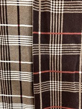 antique Beacon camp blanket 68x76 brown/ tan cloth label edges turned under 1940 picture