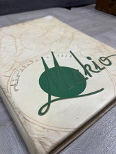 1939 Makio OHIO STATE UNIVERSITY Yearbook Vintage BUCKEYE FOOTBALL NCAA Green picture