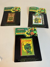 Vintage Teenage Mutant Ninja Turtles TMNT Miniatures Notebook Clipboard Pencils picture