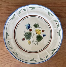 Metlox Poppytrail Vernon Ware Gigi Dinner Plate Floral Hand painted Vintage picture