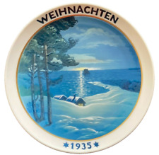 RARE 1935  Hand-painted Rosenthal Christmas Plate 