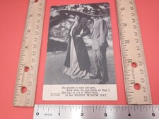 Vtg 1909 postmarked w/stamp. 'Merry Widow Hat' Unionville, MI. #1266 picture