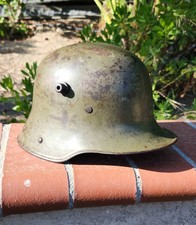 Original WWI Green M1916 Stahlhelm with Liner picture